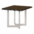 Furniture of America Krestian Contemporary Wood End Table in Oak and White