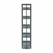 Furniture of America Lackomb Contemporary Wood 5-Tier Bookcase in Antique Blue