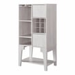 Furniture of America Doxnar Contemporary Wood Wine Rack in White Oak