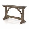 Furniture of America Linx Rustic Wood Rectangle Console Table in Reclaimed Oak