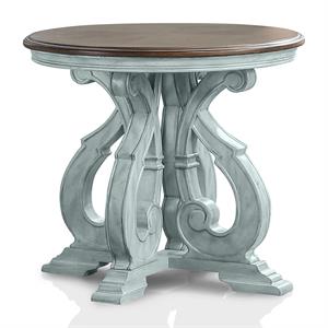 furniture of america adelman solid wood end table