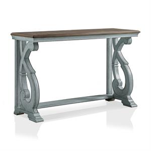 furniture of america adelman solid wood console table