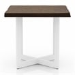 Furniture of America Baletto Wood 2-Piece Coffee Table Set in Oak and White