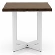 Furniture of America Baletto Wood 2-Piece Coffee Table Set in Oak and White