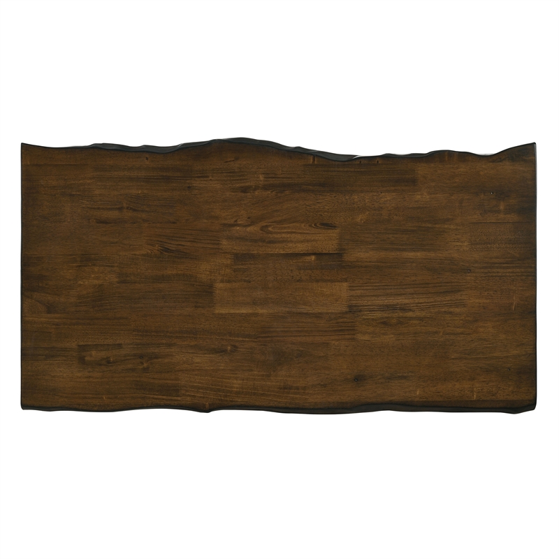 Furniture of America Baletto Wood 2-Piece Coffee Table Set in Oak and White