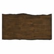 Furniture of America Baletto Wood 2-Piece Coffee Table Set in Oak and White