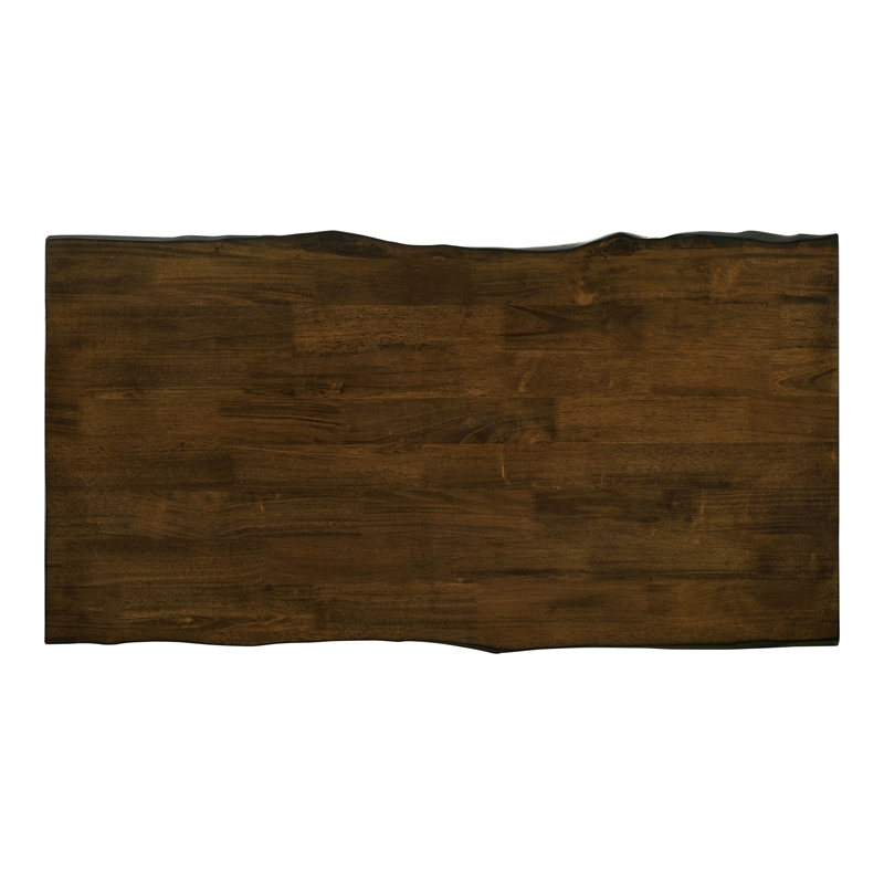 Furniture of America Krestian Wood 2-Piece Coffee Table Set in Oak and White