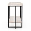 Furniture of America Humere Wood 1-Shelf Console Table in Antique White