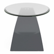 Furniture of America Pelletoni 2Pc Tempered Glass Top Coffee Table Set in Gray
