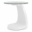 Furniture of America Pelletoni Wood 2-Piece Coffee Table Set in White
