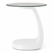 Furniture of America Pelletoni Wood 2-Piece Coffee Table Set in White