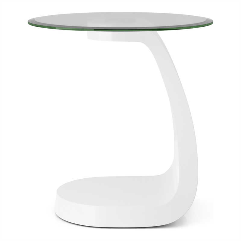 Furniture of America Pelletoni Wood 3-Piece Coffee Table Set in White