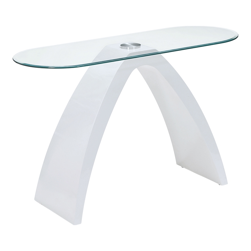 Furniture of America Pelletoni Wood 3-Piece Coffee Table Set in White