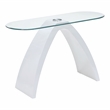 Furniture of America Pelletoni Wood 3-Piece Coffee Table Set in White