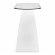 Furniture of America Pelletoni Wood 3-Piece Coffee Table Set in White