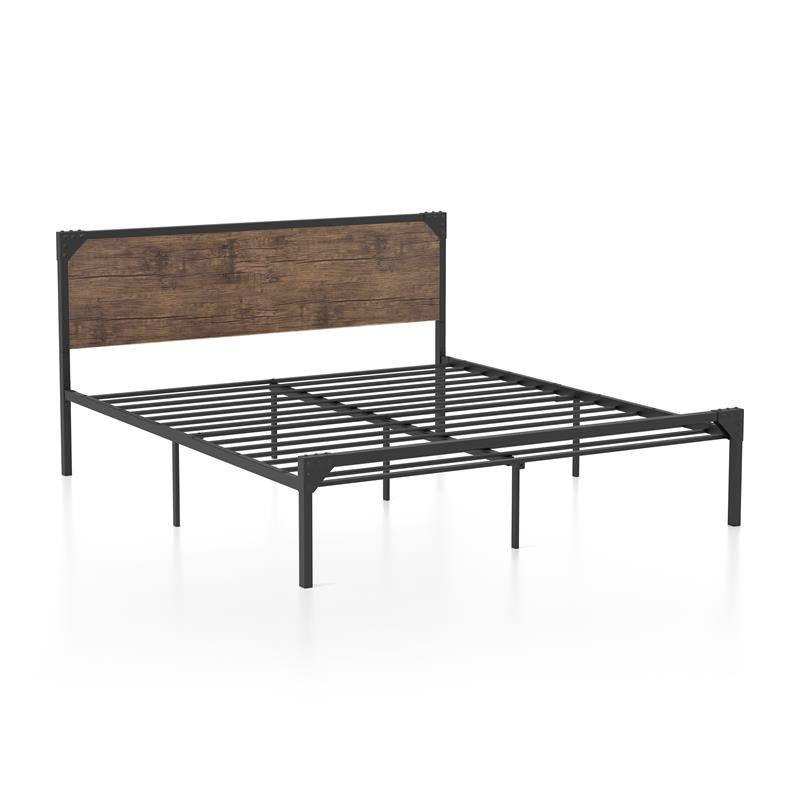 Furniture Of America Budenholz Metal, California King Bed Frame With Headboard Metal
