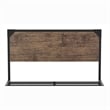 Furniture of America Budenholz Metal Full Platform Bed in Brown