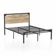 Furniture of America Budenholz Metal Full Platform Bed in Gray