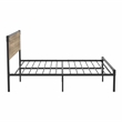 Furniture of America Budenholz Metal Queen Platform Bed in Gray
