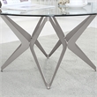 Furniture of America Staneri Glass Top Coffee Table in Gold Champagne