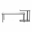 Furniture of America Onnah Contemporary Metal 2-Piece Coffee Table Set in White