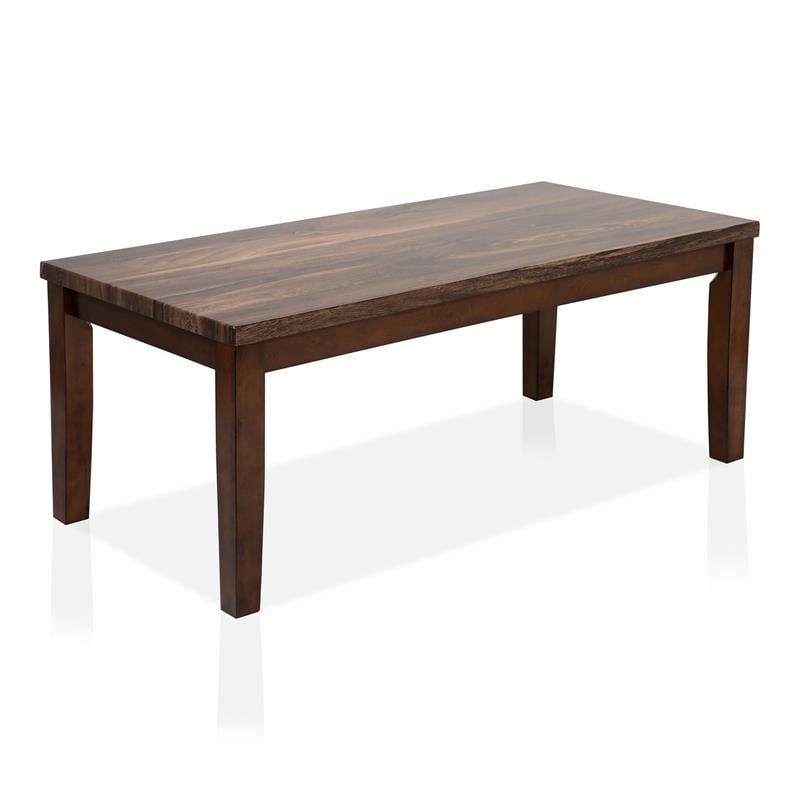 Furniture of America Korlyn Wood 3-Piece Coffee Table Set in Dark Walnut