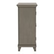 Furniture of America Garville Transitional Wood 2-Shelf Hallway Cabinet in Gray