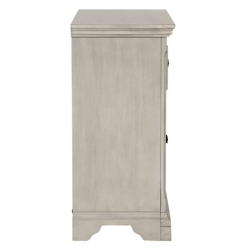 Furniture of America Armfal Wood 1-Drawer Hallway Cabinet in Antique White
