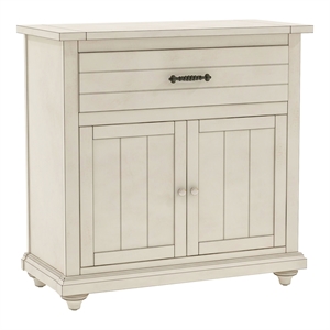 Furniture of America Bombas Wood 1-Drawer Hallway Cabinet in Antique White