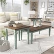 Furniture of America Condway Wood 3-Piece Coffee Table Set in Antique Blue