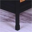 Furniture of America Lionna Metal Lift-Top Coffee Table in Black and Walnut