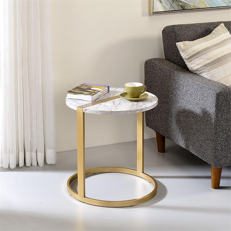 contemporary metal side tables