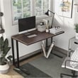 Furniture of America Nillaine Wood Writing Desk with USB in Black