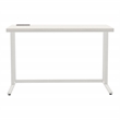 Furniture of America Nillaine Wood Writing Desk with USB in White