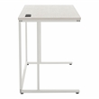 Furniture of America Nillaine Wood Writing Desk with USB in White