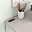 Furniture of America Nillaine Wood Writing Desk with USB in White