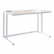 Furniture of America Nillaine Wood Writing Desk with USB in White