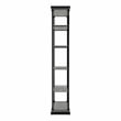 Furniture of America Toggin Industrial Metal 33-Inch Bookcase in Antique Gray
