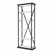 Furniture of America Toggin Industrial Metal 33-Inch Bookcase in Antique White