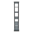 Furniture of America Toggin Industrial Metal 58-Inch Bookcase in Antique Blue