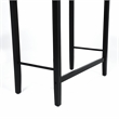 Furniture of America Leenie Wood 3-Piece Counter Height Dining Set in Black
