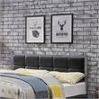 Furniture of America Kushner Industrial Metal Platform Bed with Bench in Black