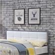 Furniture of America Kushner Industrial Metal Platform Bed with Bench in White