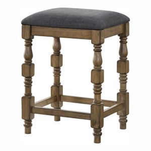 furniture of america weighton wood counter height stool (set of 2)
