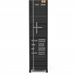 Furniture of America Mandom Modern Metal 4-Shelf Bookcase in Silver Gunmetal