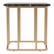 Furniture of America Clotten Contemporary Metal End Table in Black
