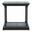 Furniture of America Drewden Transitional Wood End Table in Antique Blue