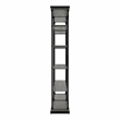 Furniture of America Toggin Industrial Metal 58-Inch Bookcase in Antique Gray
