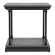 Furniture of America Drewden Transitional Wood End Table in Antique Gray