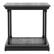 Furniture of America Drewden Transitional Wood End Table in Antique Gray
